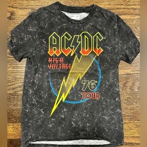 Abercrombie Kids AC/DC t-shirt black gray 11/12